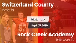 Matchup: Switzerland County vs. Rock Creek Academy  2020
