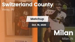 Matchup: Switzerland County vs. Milan  2020