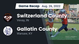 Recap: Switzerland County  vs. Gallatin County  2022