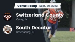 Recap: Switzerland County  vs. South Decatur  2022