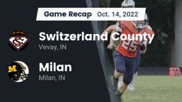 Recap: Switzerland County  vs. Milan  2022