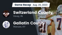 Recap: Switzerland County  vs. Gallatin County  2023