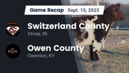 Recap: Switzerland County  vs. Owen County  2023