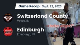 Recap: Switzerland County  vs. Edinburgh  2023