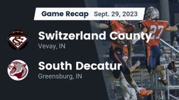 Recap: Switzerland County  vs. South Decatur  2023