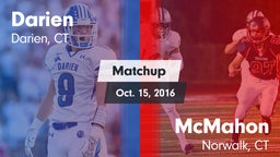 Matchup: Darien  vs. McMahon  2016