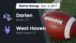 Recap: Darien  vs. West Haven  2017