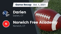 Recap: Darien  vs. Norwich Free Academy 2021