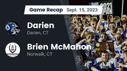 Recap: Darien  vs. Brien McMahon  2023