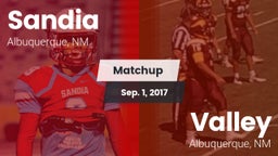 Matchup: Sandia  vs. Valley  2017