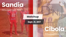 Matchup: Sandia  vs. Cibola  2017