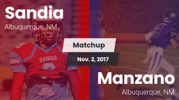 Matchup: Sandia  vs. Manzano  2017