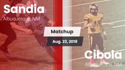 Matchup: Sandia  vs. Cibola  2018