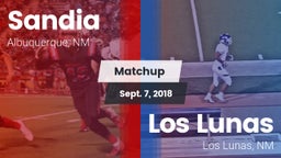 Matchup: Sandia  vs. Los Lunas  2018