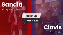 Matchup: Sandia  vs. Clovis  2018