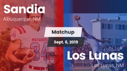 Matchup: Sandia  vs. Los Lunas  2019