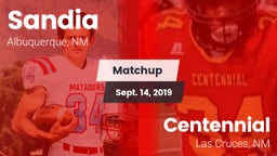 Matchup: Sandia  vs. Centennial  2019