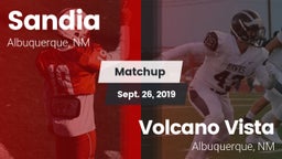 Matchup: Sandia  vs. Volcano Vista  2019