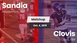 Matchup: Sandia  vs. Clovis  2019