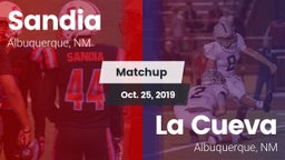 Matchup: Sandia  vs. La Cueva  2019