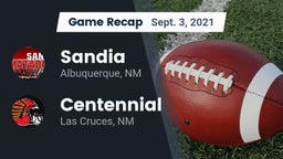 Recap: Sandia  vs. Centennial  2021