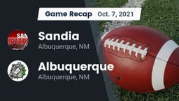 Recap: Sandia  vs. Albuquerque  2021