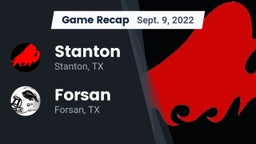 Recap: Stanton  vs. Forsan  2022