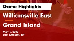 Williamsville East  vs Grand Island  Game Highlights - May 3, 2022