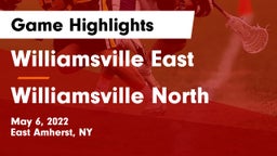 Williamsville East  vs Williamsville North  Game Highlights - May 6, 2022