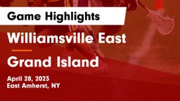 Williamsville East  vs Grand Island  Game Highlights - April 28, 2023