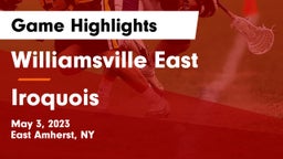 Williamsville East  vs Iroquois  Game Highlights - May 3, 2023