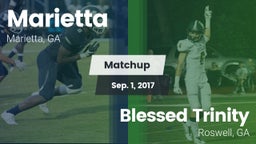 Matchup: Marietta  vs. Blessed Trinity  2017