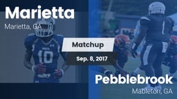 Matchup: Marietta  vs. Pebblebrook  2017