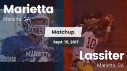 Matchup: Marietta  vs. Lassiter  2017