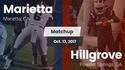 Matchup: Marietta  vs. Hillgrove  2017