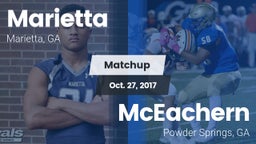 Matchup: Marietta  vs. McEachern  2017