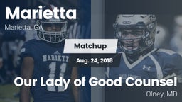 Matchup: Marietta  vs. Our Lady of Good Counsel  2018