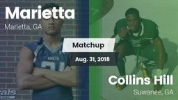 Matchup: Marietta  vs. Collins Hill  2018