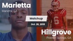 Matchup: Marietta  vs. Hillgrove  2018