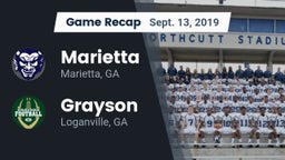 Recap: Marietta  vs. Grayson  2019