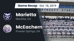 Recap: Marietta  vs. McEachern  2019