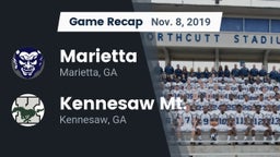 Recap: Marietta  vs. Kennesaw Mt.  2019