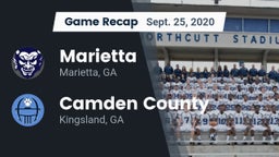 Recap: Marietta  vs. Camden County  2020