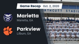 Recap: Marietta  vs. Parkview  2020