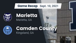Recap: Marietta  vs. Camden County  2021
