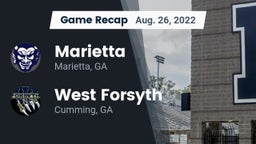 Recap: Marietta  vs. West Forsyth  2022