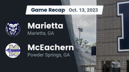 Recap: Marietta  vs. McEachern  2023