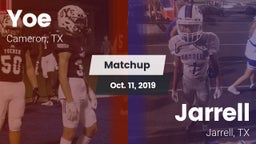 Matchup: Yoe  vs. Jarrell  2019