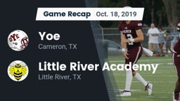 Recap: Yoe  vs. Little River Academy  2019