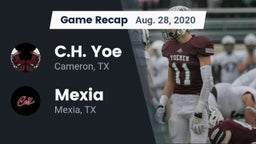 Recap: C.H. Yoe  vs. Mexia  2020